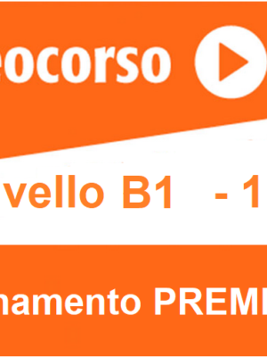 Videocorso ADULTI UTENTE SINGOLO livello B1<span> - </span>B1/1 anno