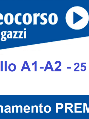 Videocorso Ragazzi A1/A2 - 25 utenti