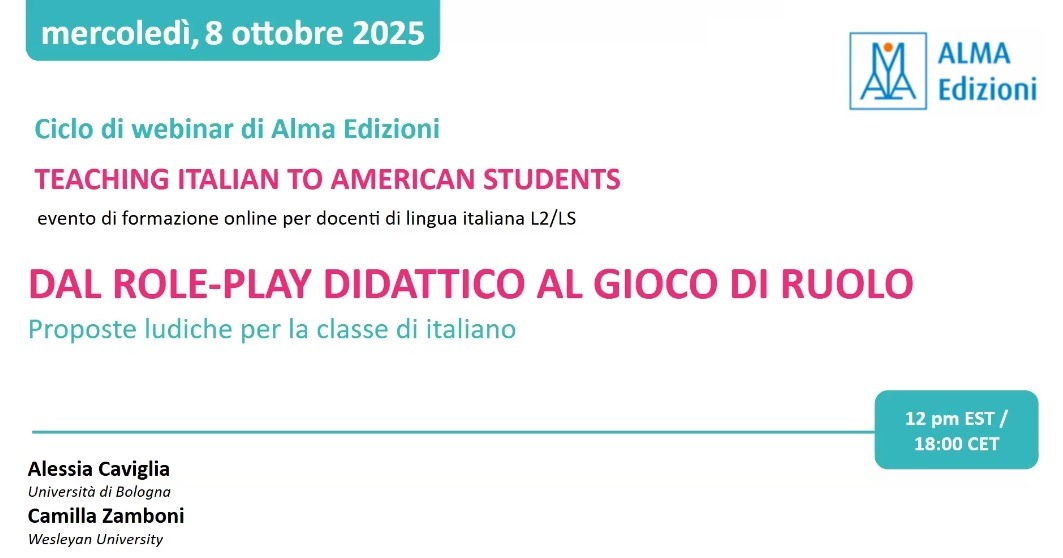 Dal role-play didattico al gioco di ruolo. Proposte ludiche per la classe di italiano